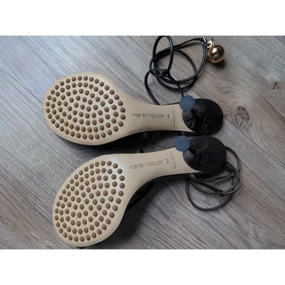 Bottega Veneta Stretch Barely There Sandal Strappy Heels Womens EU 39 - Picture 11 of 14